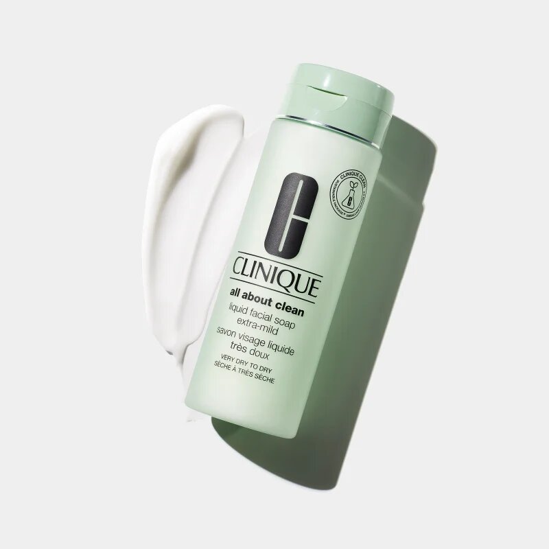 Clinique Liquid Facial Soap Extra-Mild tekuté mýdlo pro suchou až velmi suchou pleť 200 ml