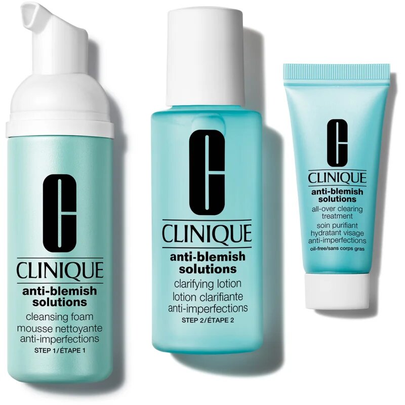 Clinique Mini Kit Clear Skin Routine dárková sada pro dokonalé vyčištění pleti