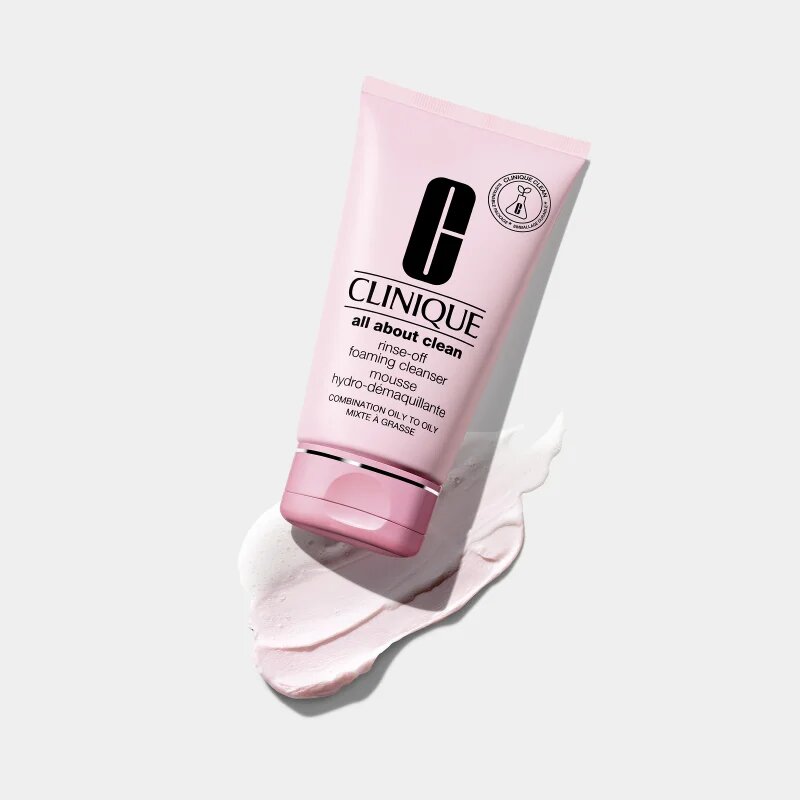 Clinique Rinse-Off Foaming Cleanser čisticí pěna pro mastnou a smíšenou pleť 150 ml