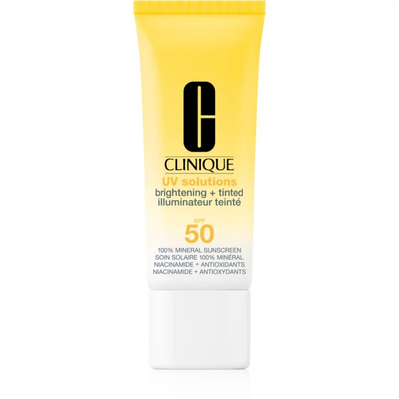 Clinique Sun UV Solutions Brightening Tinted Sunscream SPF50 rozjasňující tónovací krém odstín 01 Light 40 ml
