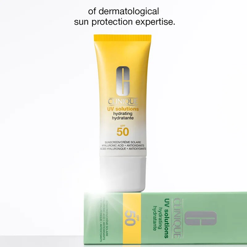 Clinique Sun UV Solutions Hydrating Sunscream SPF 50 opalovací krém na obličej hydratační 40 ml