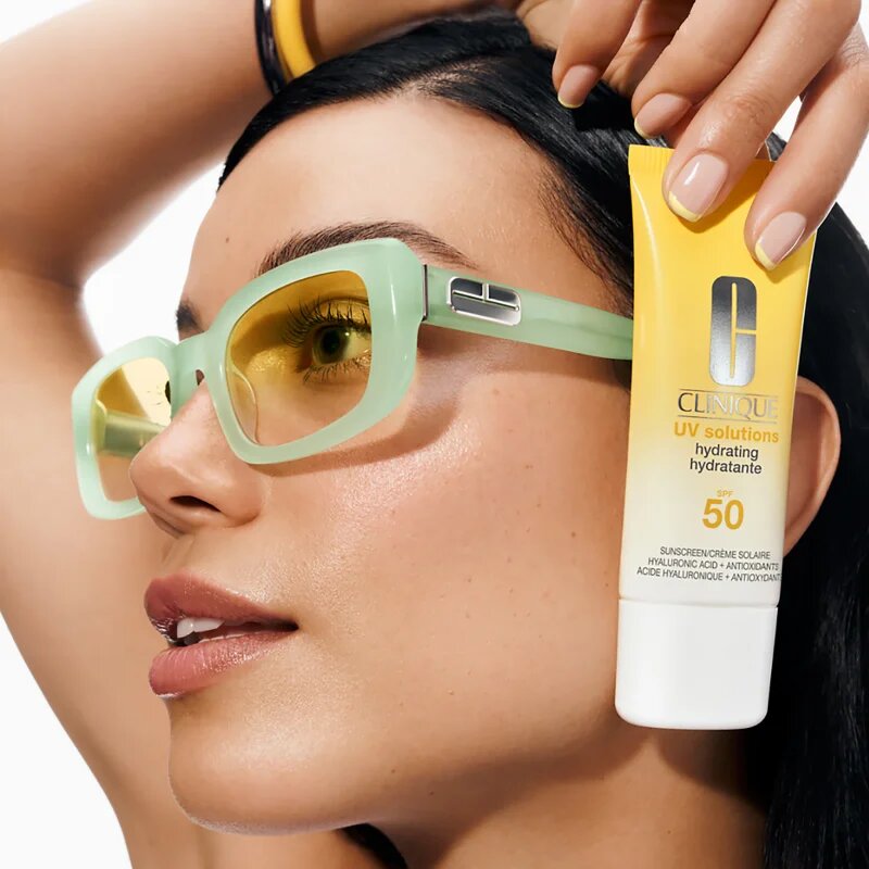 Clinique Sun UV Solutions Hydrating Sunscream SPF 50 opalovací krém na obličej hydratační 40 ml