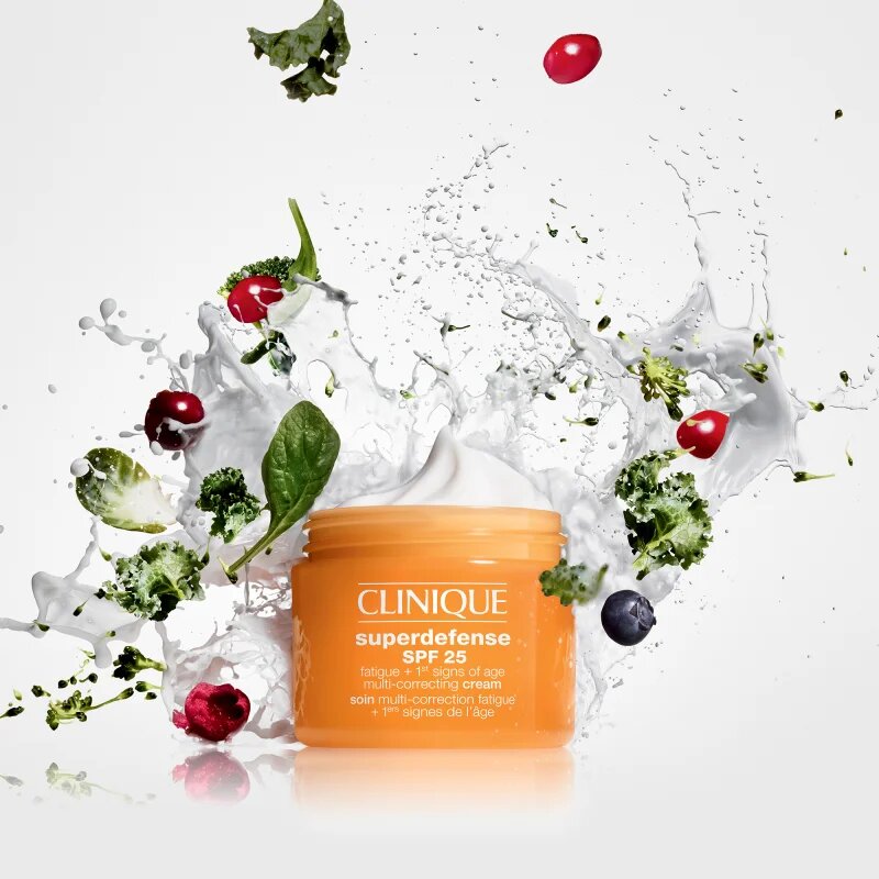 Clinique Superdefense™ SPF 25 Fatigue + 1st Signs Of Age Multi-Correcting Cream krém proti prvním známkám stárnutí pro suchou a smíšenou pleť SPF 25 3