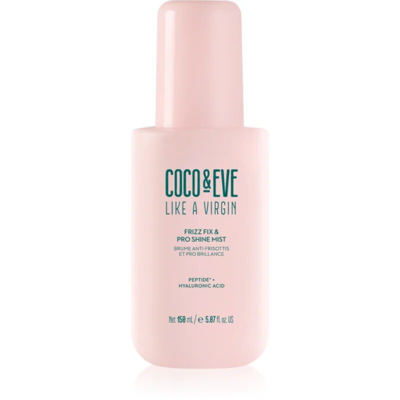 Coco & Eve Like A Virgin Frizz Fix & Pro Shine Mist sprej proti krepatění pro lesk a hebkost vlasů 150 ml