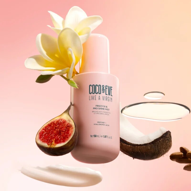 Coco & Eve Like A Virgin Frizz Fix & Pro Shine Mist sprej proti krepatění pro lesk a hebkost vlasů 150 ml