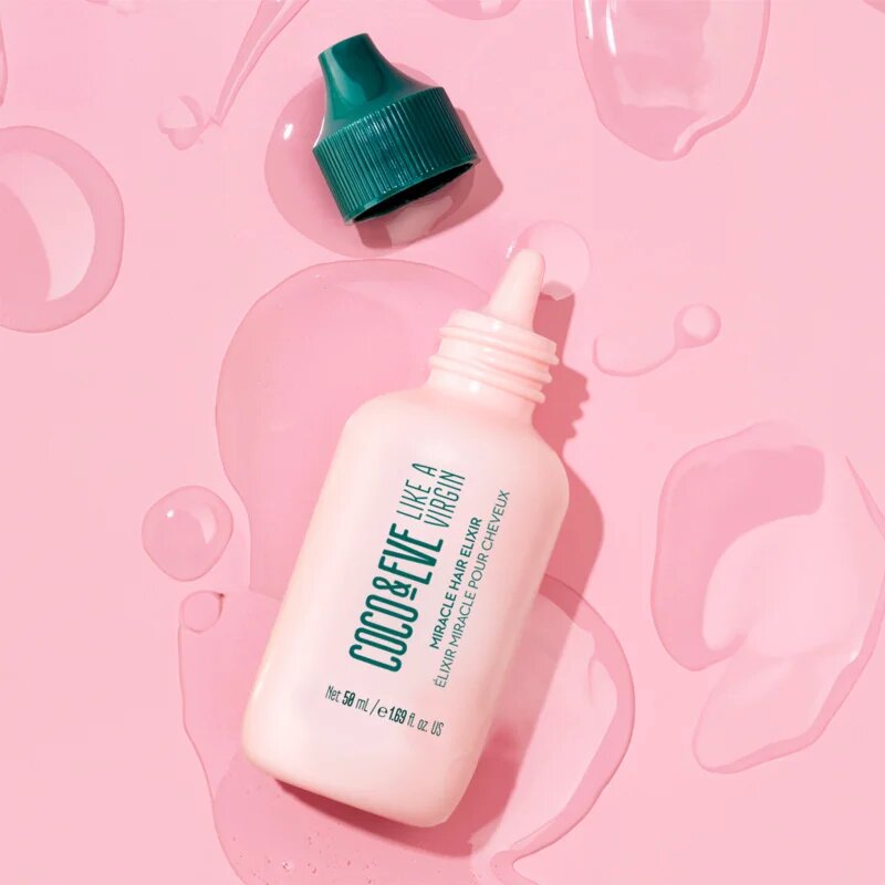 Coco & Eve Like A Virgin Miracle Hair Elixir bezoplachový elixír pro lesk a hebkost vlasů 50 ml