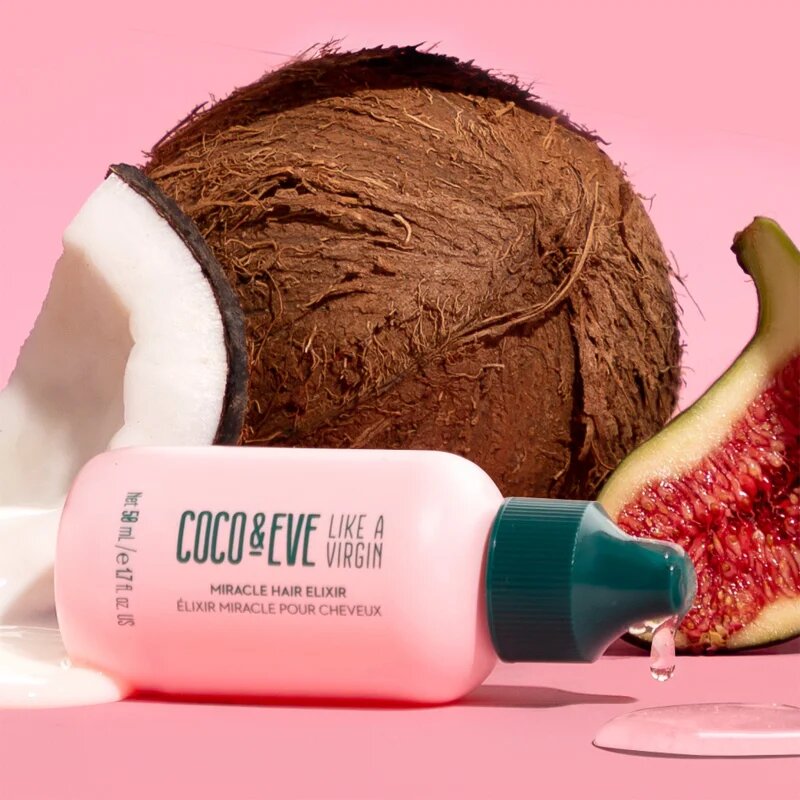 Coco & Eve Like A Virgin Miracle Hair Elixir bezoplachový elixír pro lesk a hebkost vlasů 50 ml