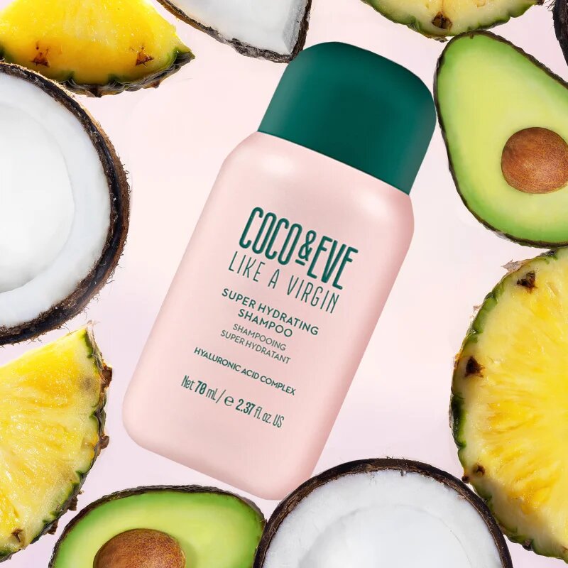 Coco & Eve Like A Virgin Super Hydrating Shampoo hydratační šampon pro lesk a hebkost vlasů 70 ml