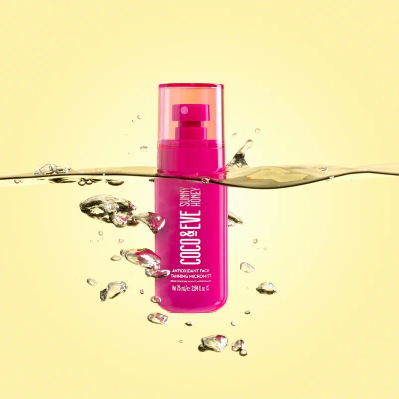Coco & Eve Sunny Honey Antioxidant Face Tanning Micromist samoopalovací mlha na obličej 75 ml