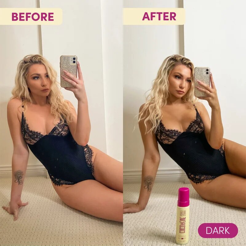 Coco & Eve Sunny Honey Bali Bronzing Foam samoopalovací pěna Dark 200 ml