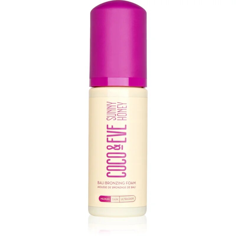 Coco & Eve Sunny Honey Bali Bronzing Foam samoopalovací pěna Medium 50 ml