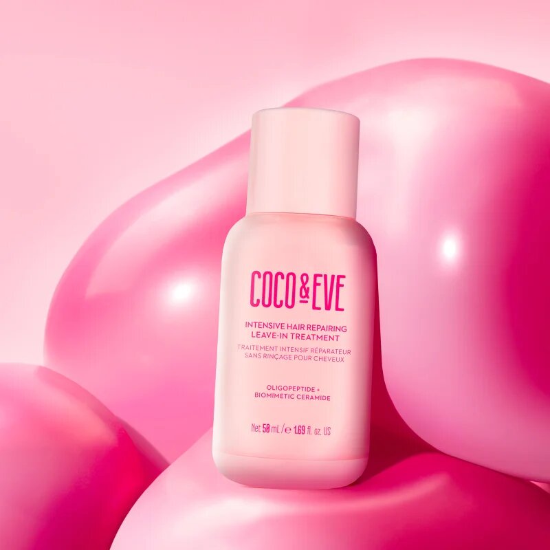 Coco & Eve Sweet Repair Intensive Hair Repairing Leave-in Treatment regenerační bezoplachový kondicionér pro poškozené a barvené vlasy 50 ml