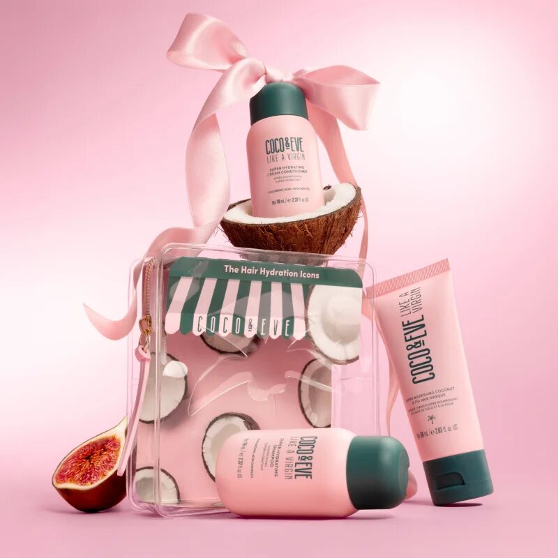 Coco & Eve The Hair Hydration Icons intenzivní hydratační sada pro lesk a hebkost vlasů