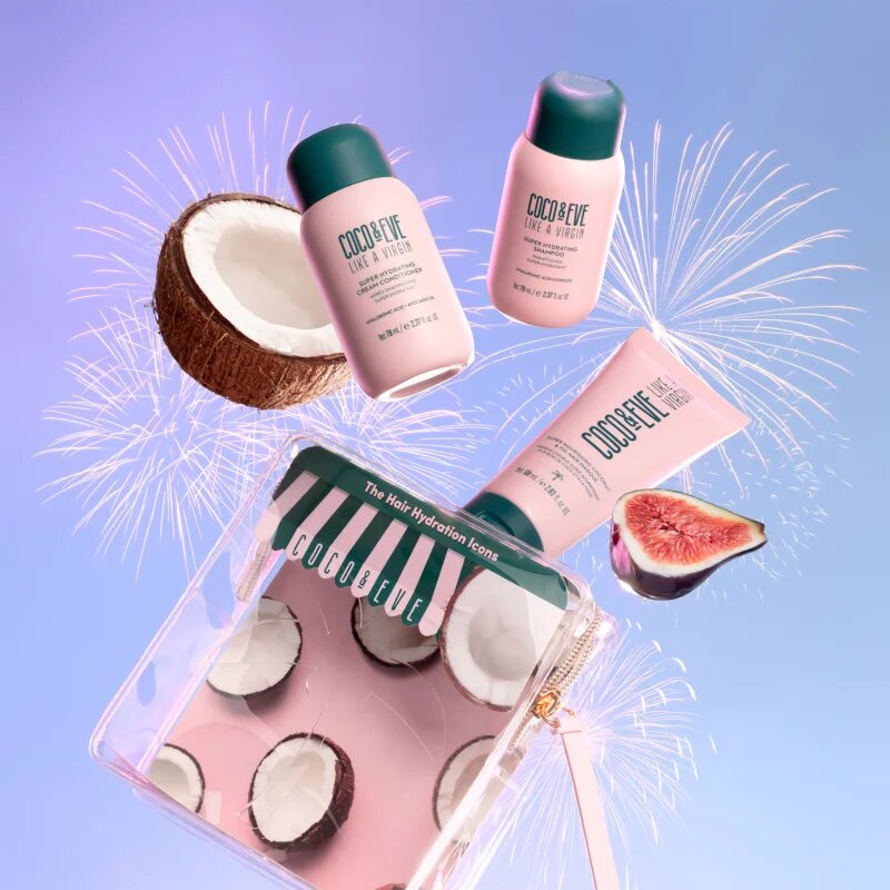 Coco & Eve The Hair Hydration Icons intenzivní hydratační sada pro lesk a hebkost vlasů