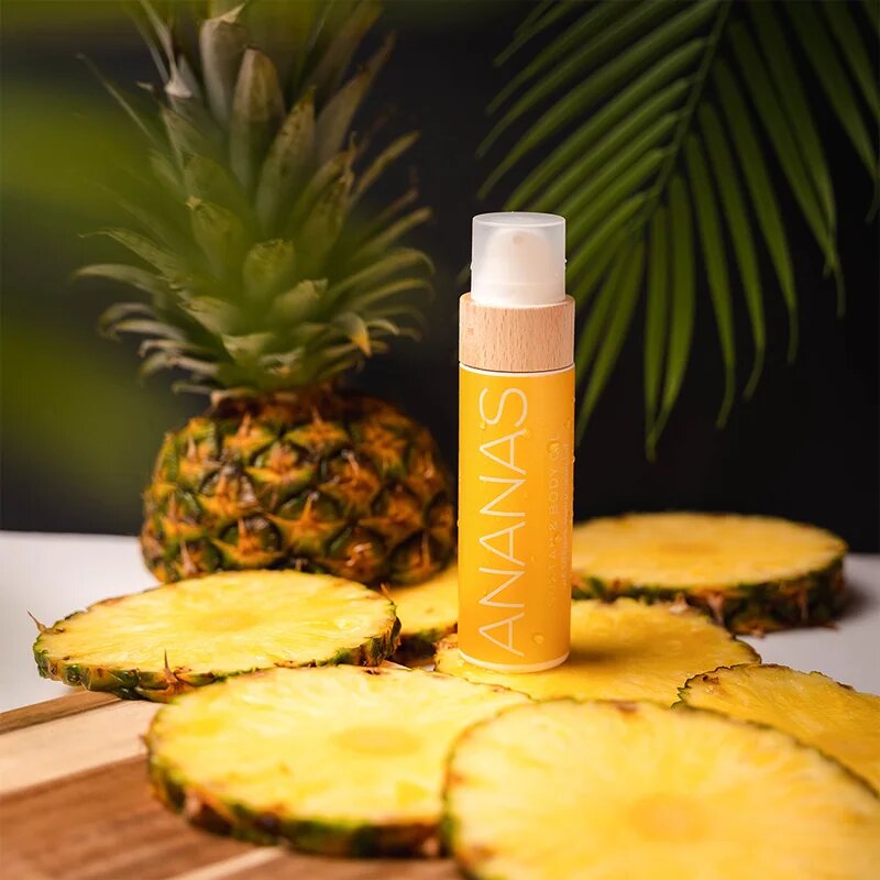 COCOSOLIS ANANAS pečující a opalovací olej bez ochranného faktoru s vůní ananasu a vanilky 110 ml