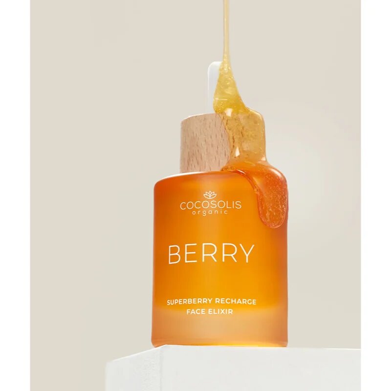 COCOSOLIS BERRY Superberry Recharge Face Elixir elixír pro výživu a revitalizaci pleti 50 ml