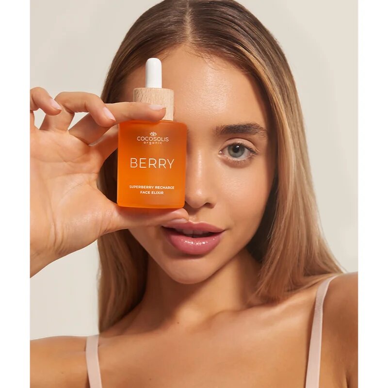 COCOSOLIS BERRY Superberry Recharge Face Elixir elixír pro výživu a revitalizaci pleti 50 ml