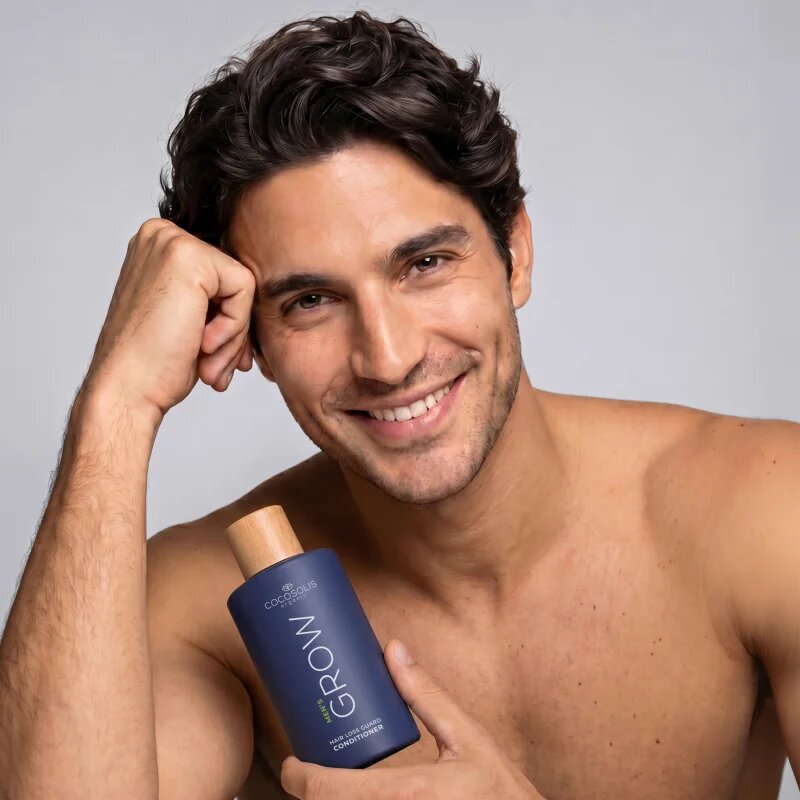 COCOSOLIS GROW Men posilující kondicionér proti padání vlasů pro muže 200 ml