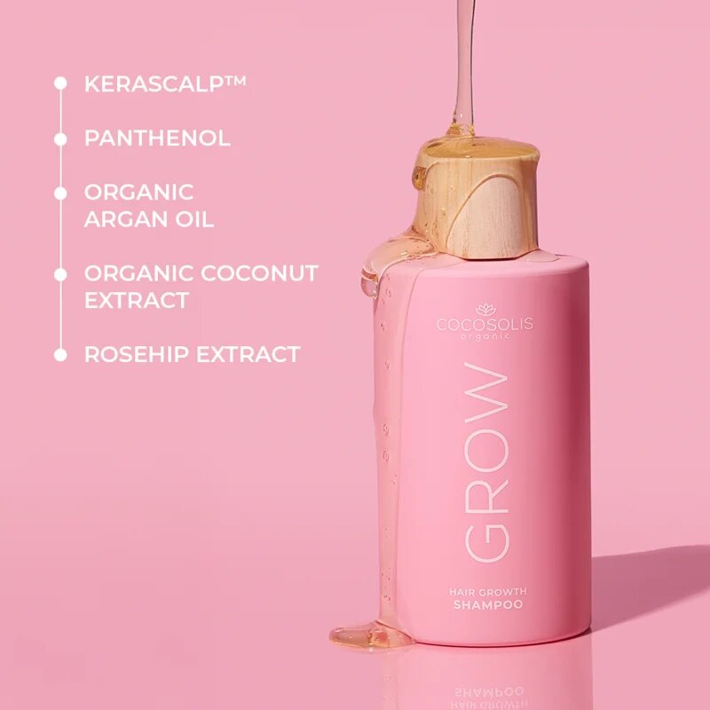 COCOSOLIS GROW šampon pro růst vlasů a posílení od kořínků 250 ml