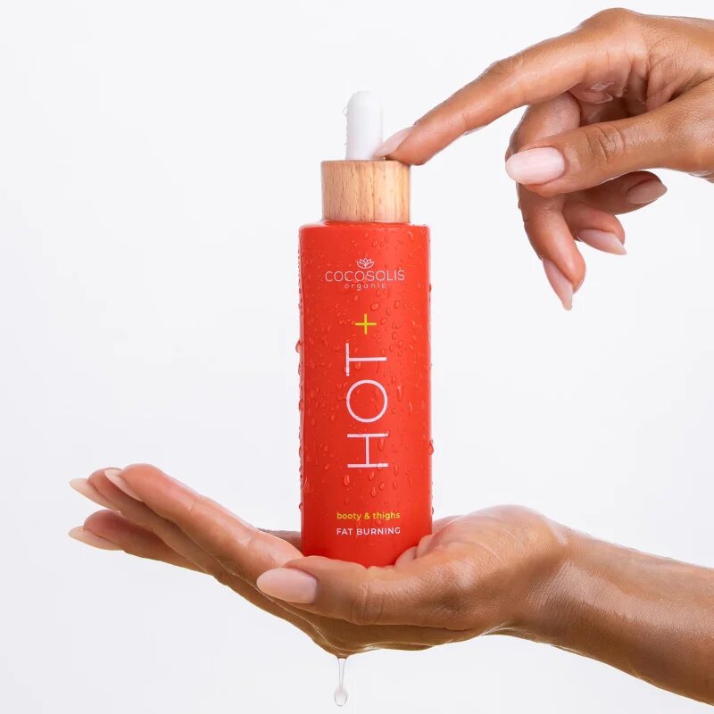 COCOSOLIS HOT+ tělové sérum pro podporu spalování tuků s vůní červené mandarinky 100 ml