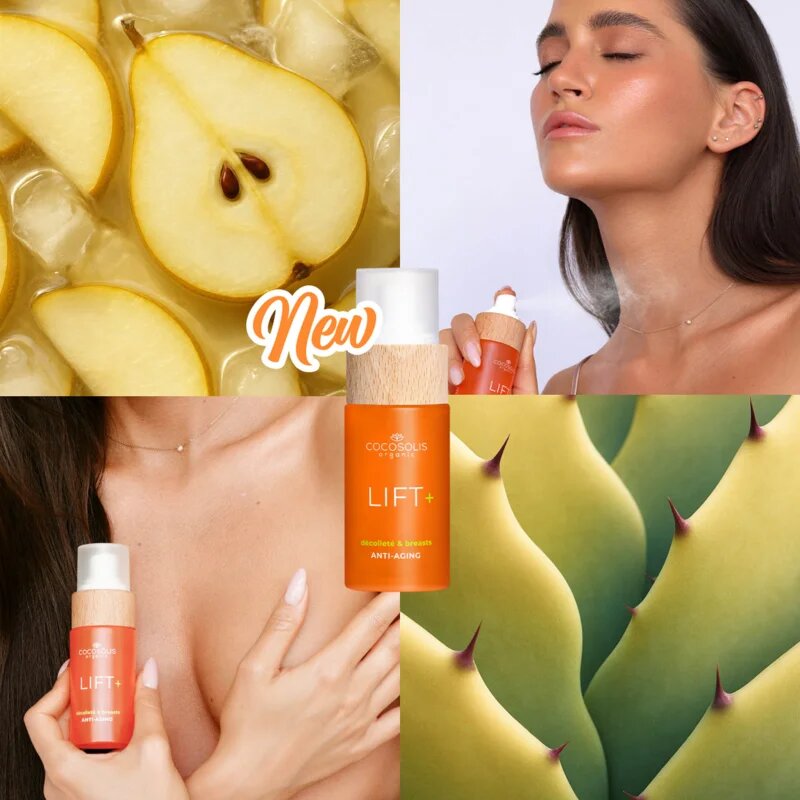 COCOSOLIS LIFT+ liftingové sérum na dekolt a poprsí s vůní hrušky 50 ml