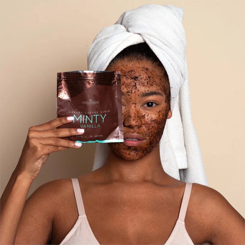 COCOSOLIS Luxury Coffee Scrub Box sada pro jemnou a hladkou pokožku