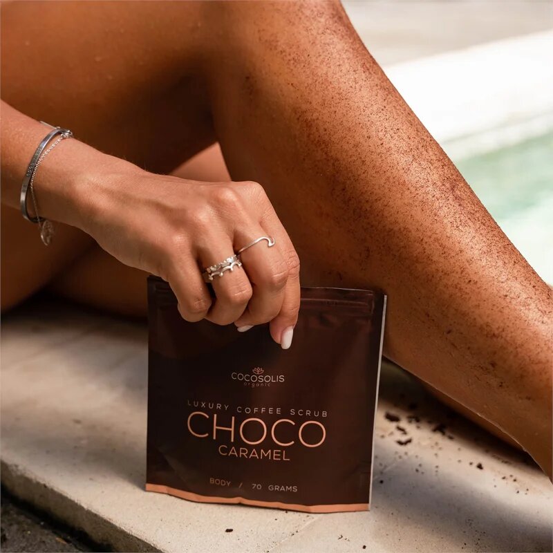 COCOSOLIS Luxury Coffee Scrub Box sada pro jemnou a hladkou pokožku