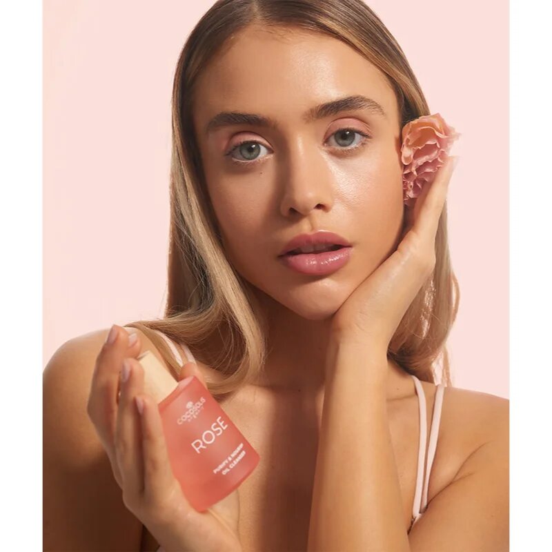 COCOSOLIS ROSE Purify & Nourish Oil Cleanser čisticí pleťový olej s vyživujícím účinkem 50 ml