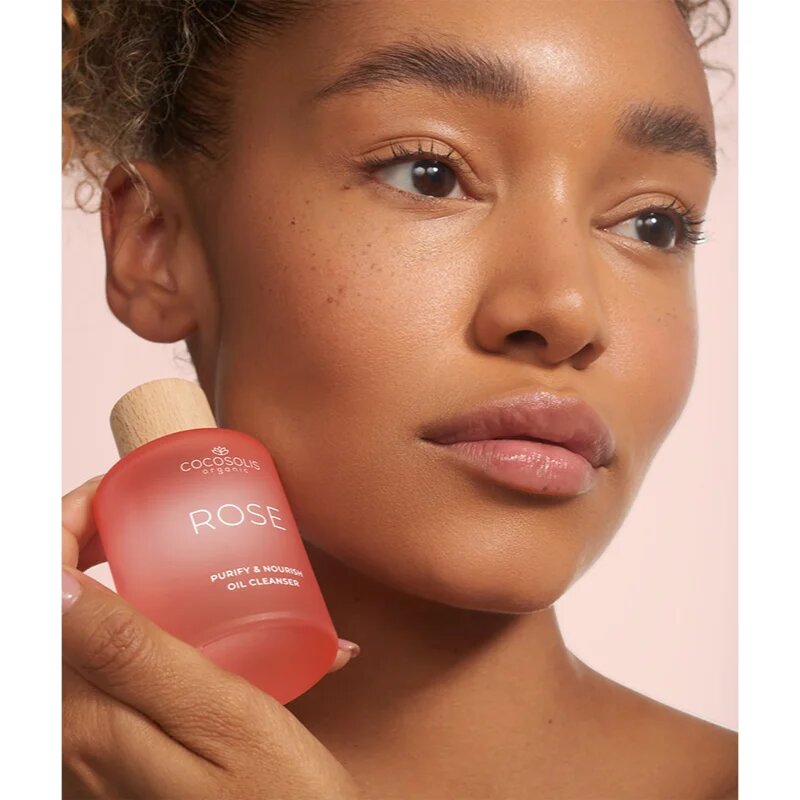 COCOSOLIS ROSE Purify & Nourish Oil Cleanser čisticí pleťový olej s vyživujícím účinkem 50 ml