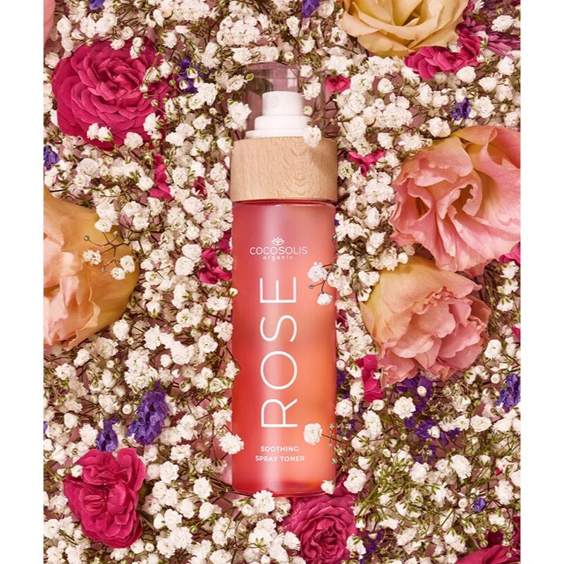 COCOSOLIS ROSE Soothing Spray Toner zklidňující tonikum pro citlivou pleť 100 ml