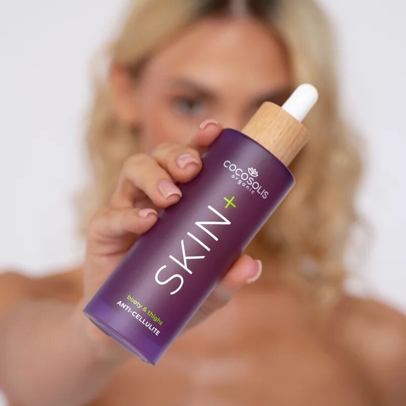 COCOSOLIS SKIN+ sérum na celulitidu s vyhlazujícím efektem s vůní borůvkové zmrzliny 100 ml