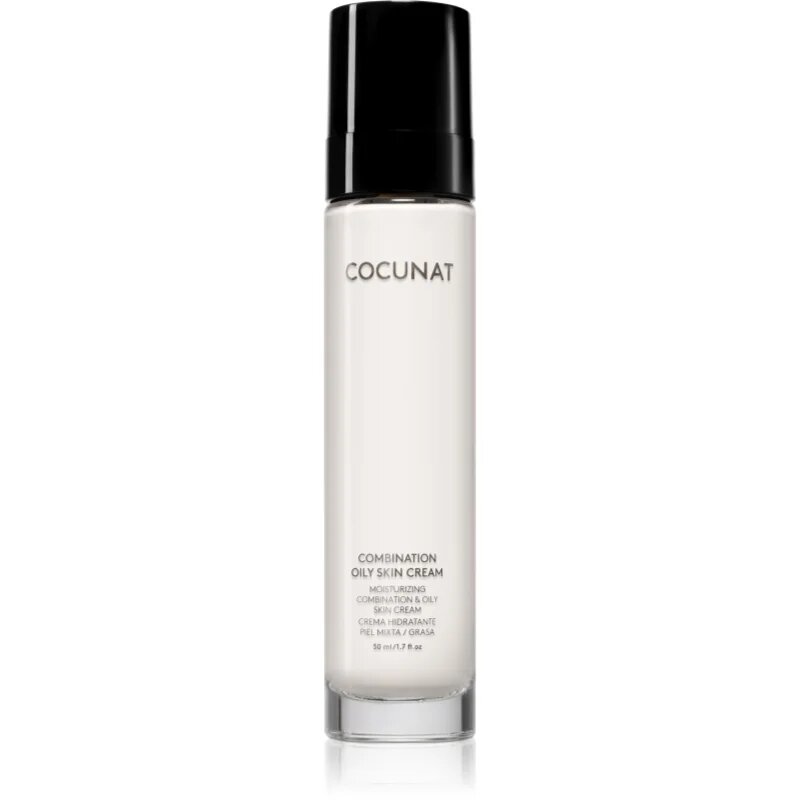 Cocunat Combination Oily Skin Cream pleťový krém pro smíšenou až mastnou pokožku 50 ml