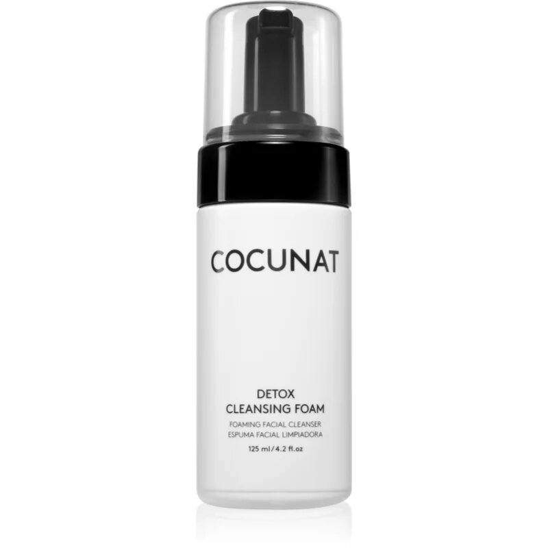 Cocunat Detox Cleansing Foam čisticí pěna pro smíšenou až mastnou pokožku 125 ml