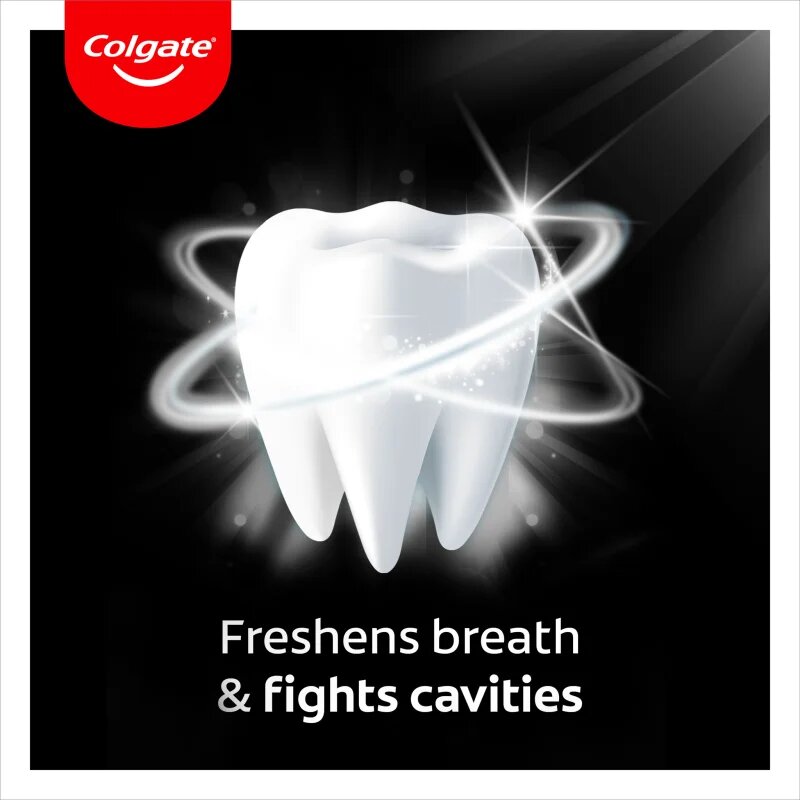 Colgate Advanced White Charcoal bělicí zubní pasta s aktivním uhlím 75 ml