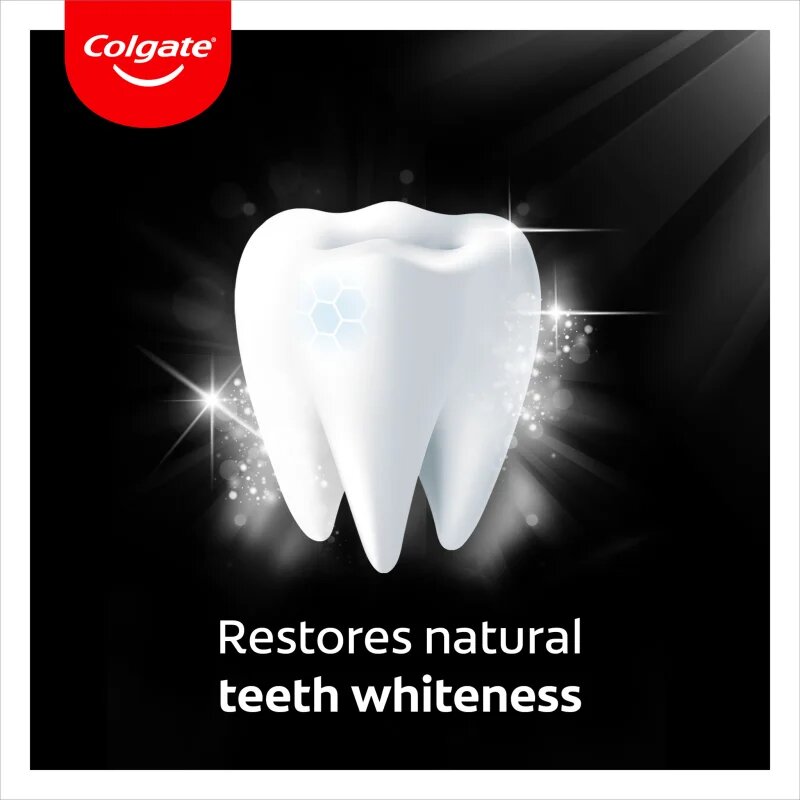 Colgate Advanced White Charcoal bělicí zubní pasta s aktivním uhlím 75 ml