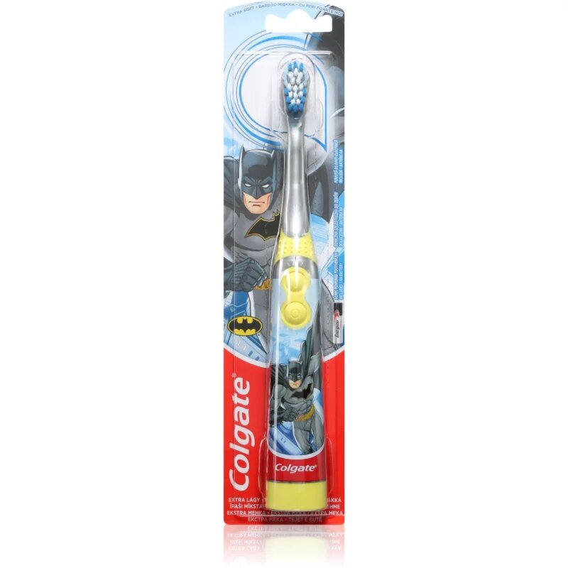 Colgate Batman Extra Soft bateriový dětský zubní kartáček 1 ks