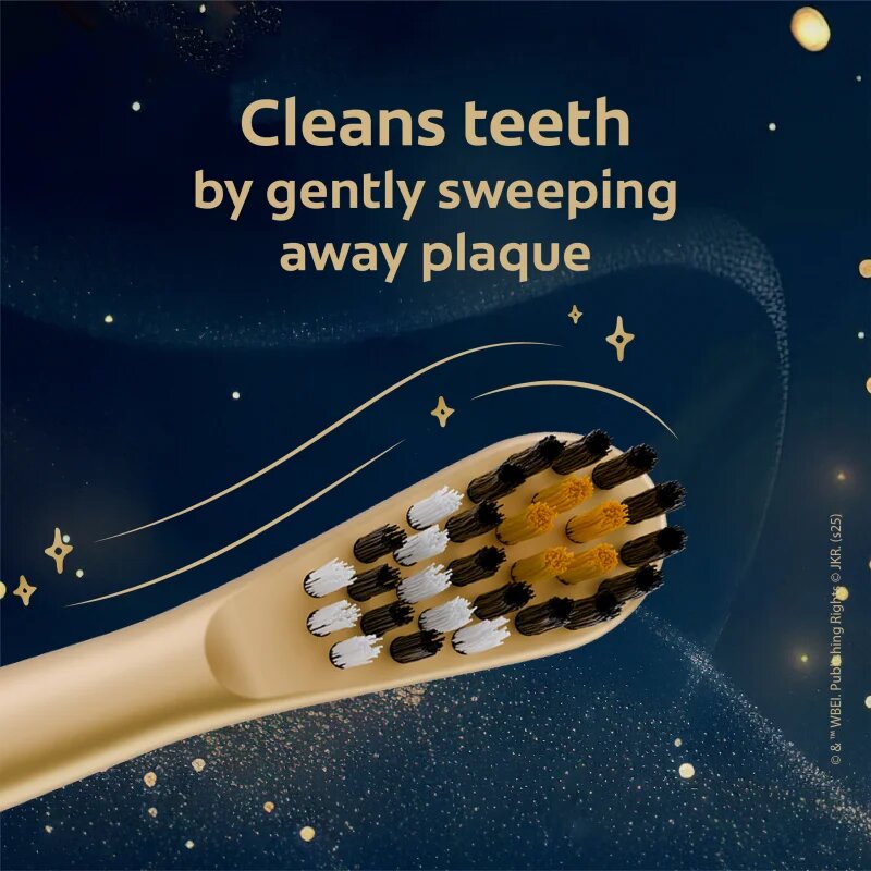 Colgate Harry Potter bateriový dětský zubní kartáček extra soft Silver 1 ks