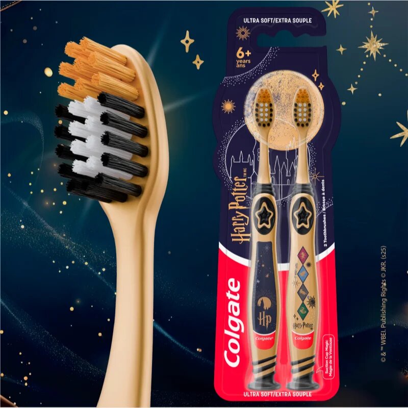 Colgate Harry Potter zubní kartáček pro děti extra soft 2 ks
