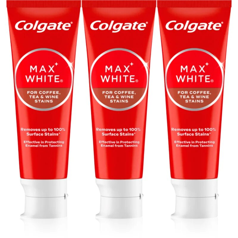 Colgate Max White One Coffee Tea & Wine bělicí zubní pasta 3x75 ml