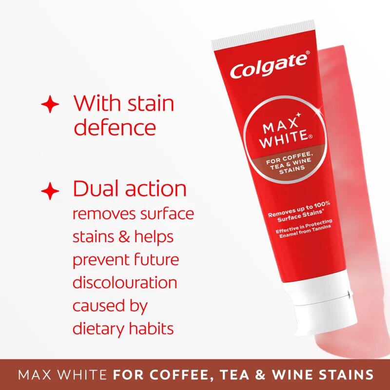 Colgate Max White One Coffee Tea & Wine bělicí zubní pasta 75 ml