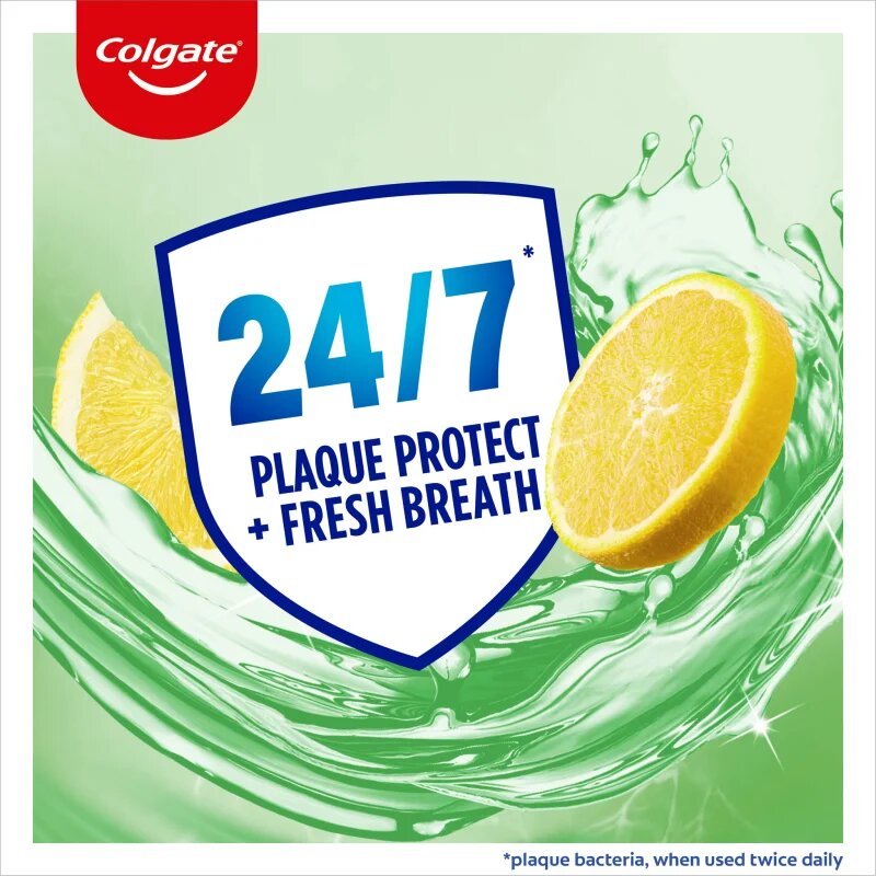 Colgate Plax Tea & Lemon ústní voda proti zubnímu plaku 500 ml