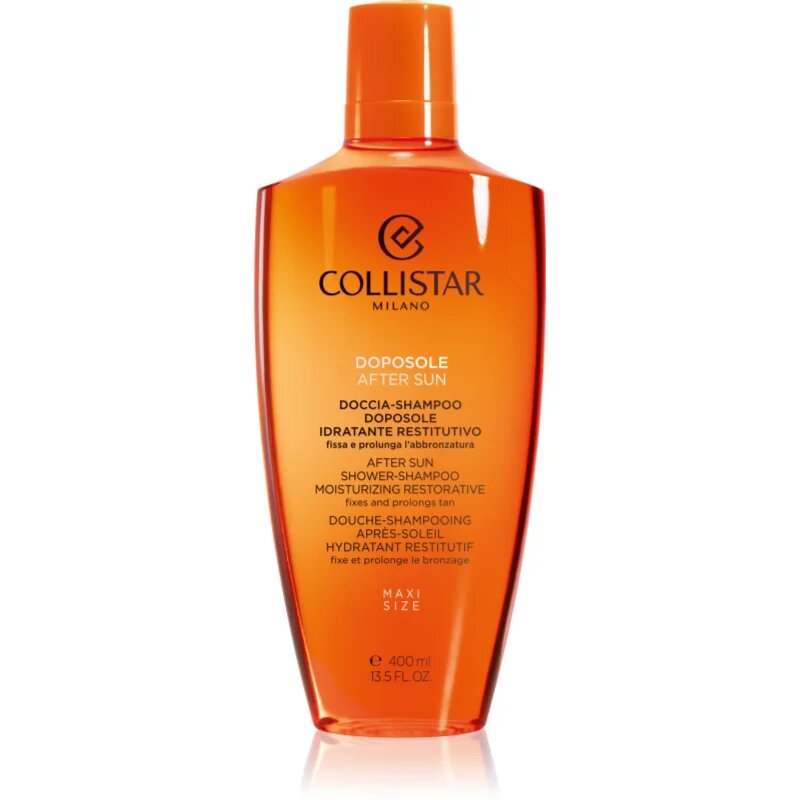 Collistar After Sun Shower-Shampoo Moisturizing Restorative sprchový gel po opalování na tělo a vlasy 400 ml