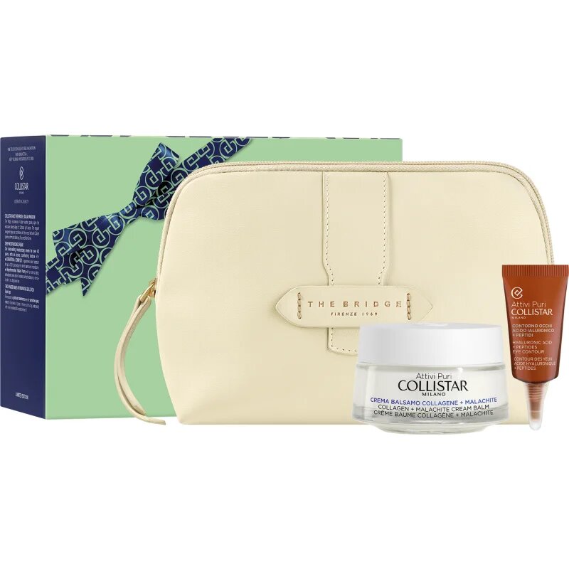 Collistar Attivi Puri Collagen + Malachite Conditioning Cream Gift Set dárková sada pro regeneraci a výživu pleti