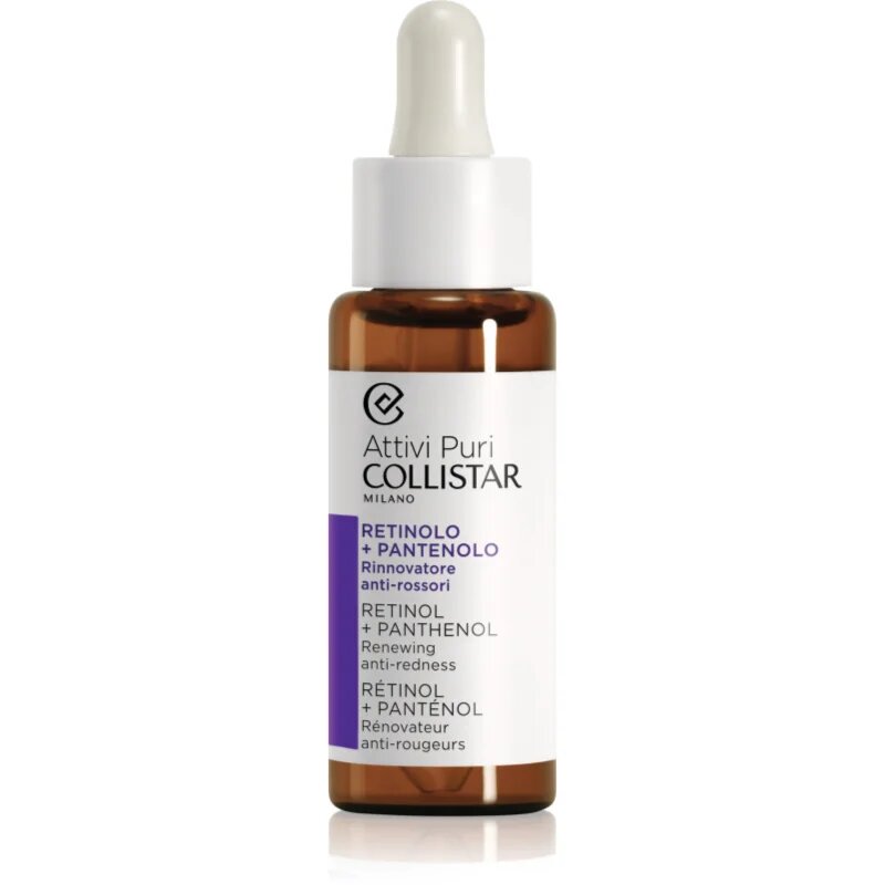 Collistar Attivi Puri Retinol + Phloretin protivráskové retinolové sérum s panthenolem 30 ml