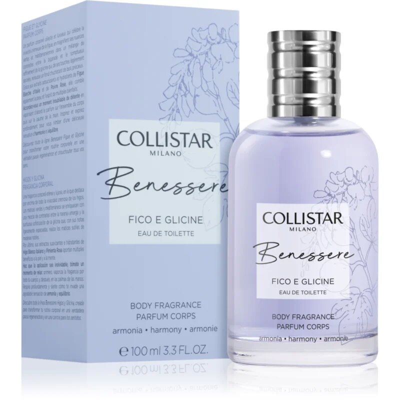 Collistar Benessere Fig and Wisteria parfémovaný tělový sprej pro ženy 100 ml