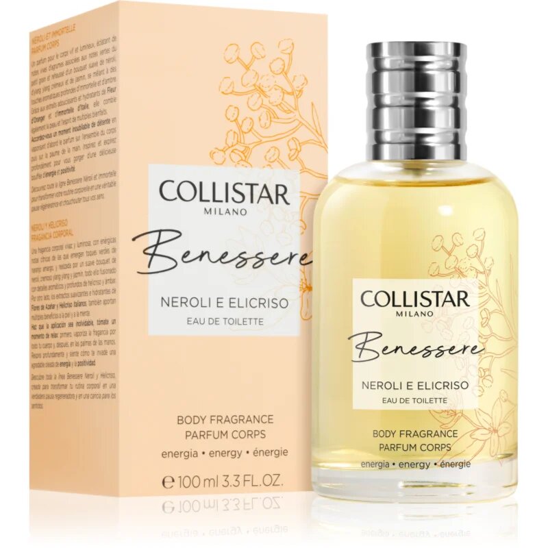Collistar Benessere Neroli and Helichrysum parfémovaný tělový sprej pro ženy 100 ml