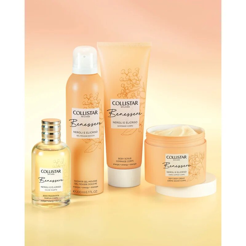 Collistar Benessere Neroli and Helichrysum sprchová pěna s gelovou texturou 200 ml