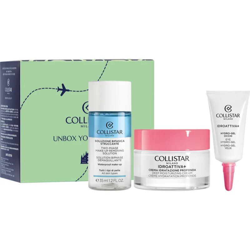 Collistar Deep Moisturizing Cream Travel Kit dárková sada s hydratačním účinkem
