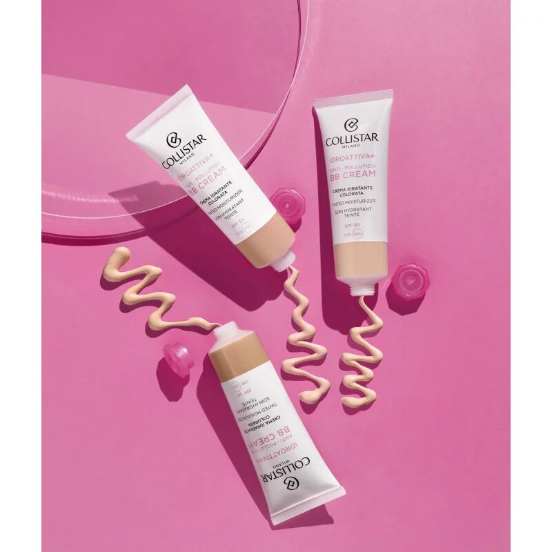 Collistar Face IDROATTIVA+ Tinted Moisturizer tónující hydratační krém SPF 30 odstín 2 Medium 50 ml