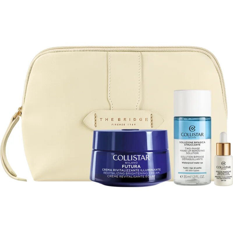 Collistar Futura Brightening Revitalizing Cream Gift Set dárková sada pro rozjasnění pleti